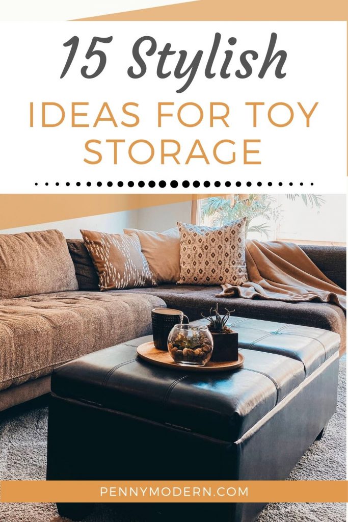 stylish toy storage living room