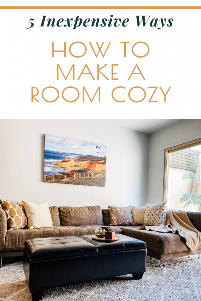 How to make a room cozy - cozy living room