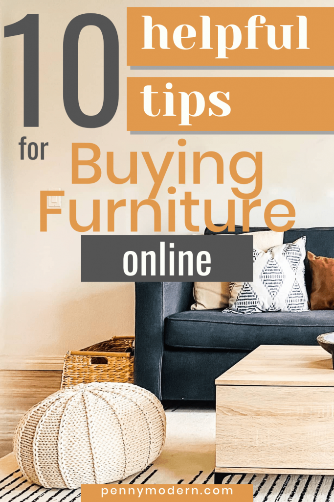 10 Tips for Buying Furniture Online Pin