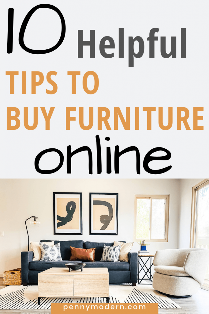 10 helpful tips to buy furniture online Pin