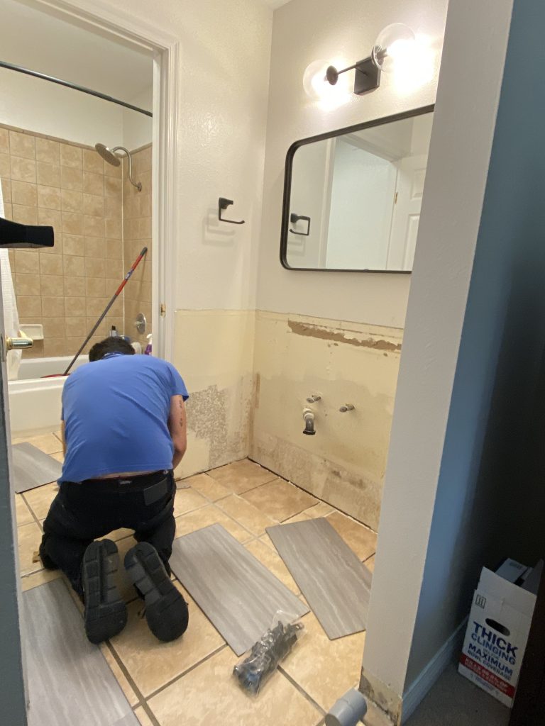 doing as much labor yourself as possible is one way to reduce bathroom remodel cost