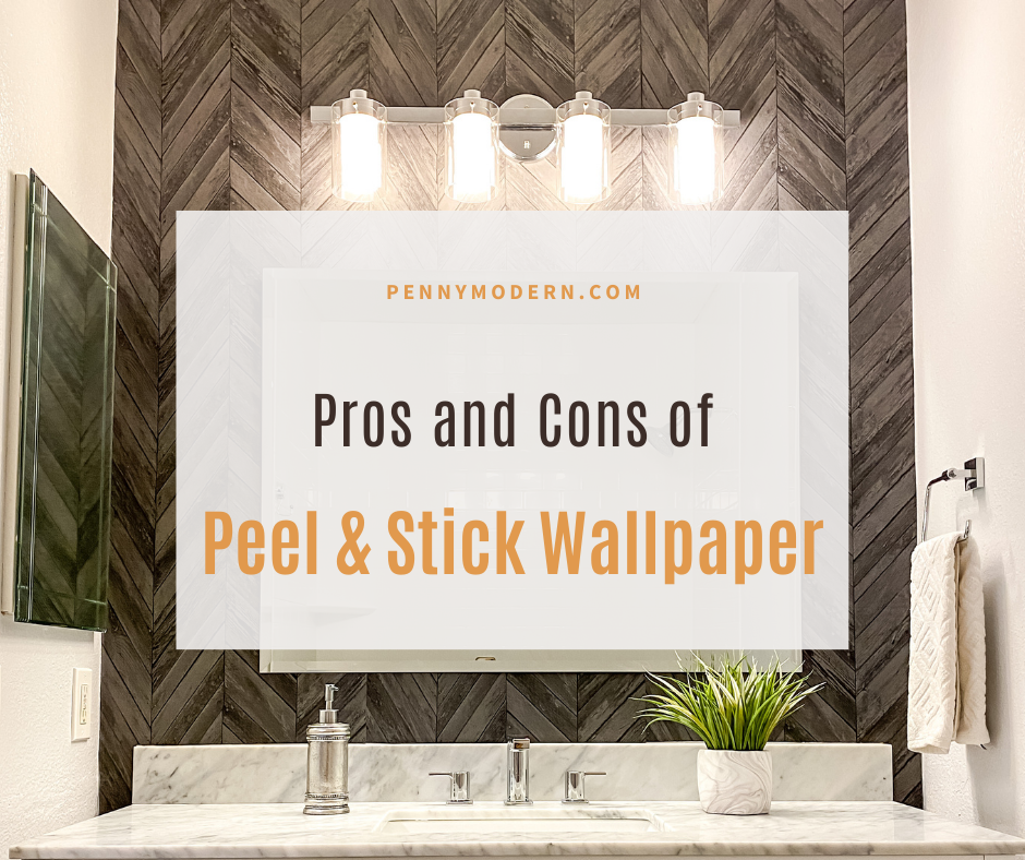 Peel and Stick Wallpaper Pros and Cons - Penny Modern