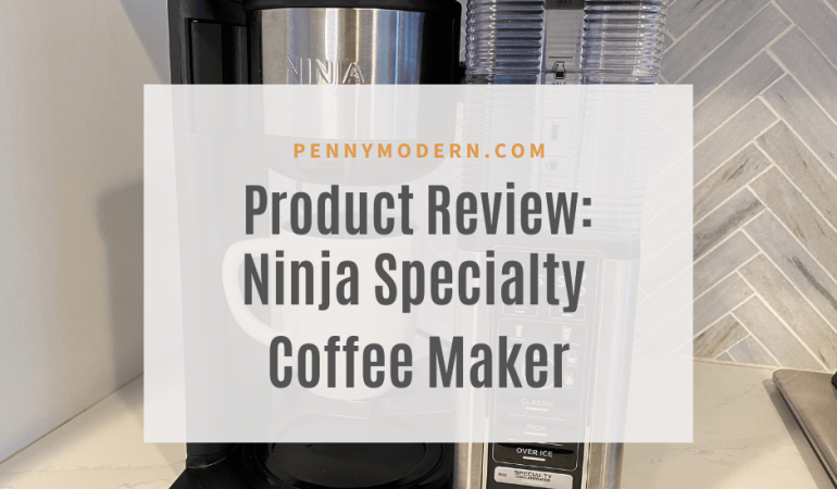 Ninja Specialty Coffee Maker CM400, Removable Water Reservoir, Glass  Carafe, Single-Cup Brewing Fold Away Cup Platform